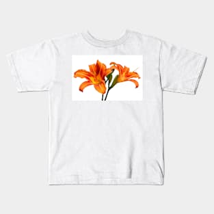 Orange Lilies Kids T-Shirt